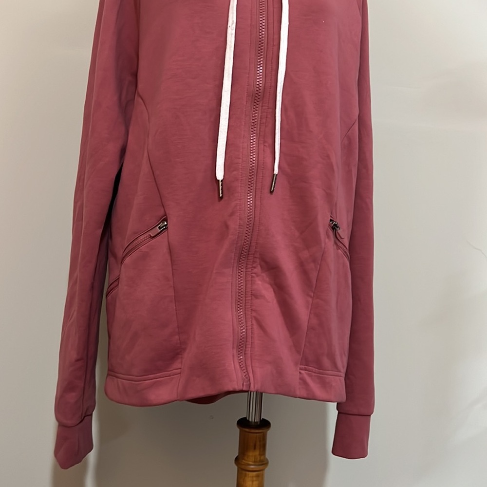 Fabletics Pleated Backside Zip Up Jacket Women’s … - image 3